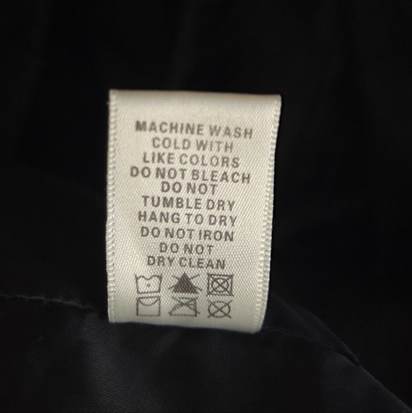 Max Studio Black Faux Leather Long Trench Coat Belted Matrix Style Size S - Picture 12 of 13